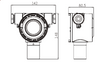 (catalytic) Detector of combustible and commercial gas gases GTQ-D610C