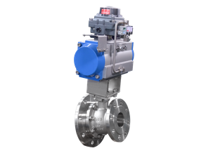 Ball crane with a slanting rod of the GS series for the bottoms of tanks