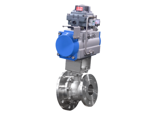 Ball crane with a slanting rod of the GS series for the bottoms of tanks