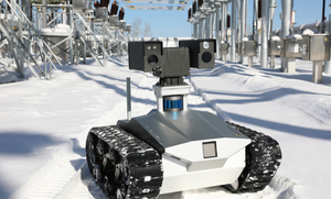 Extreme Cold Substation Inspection Robot, Snow Track, Low-Temperature Cold Start